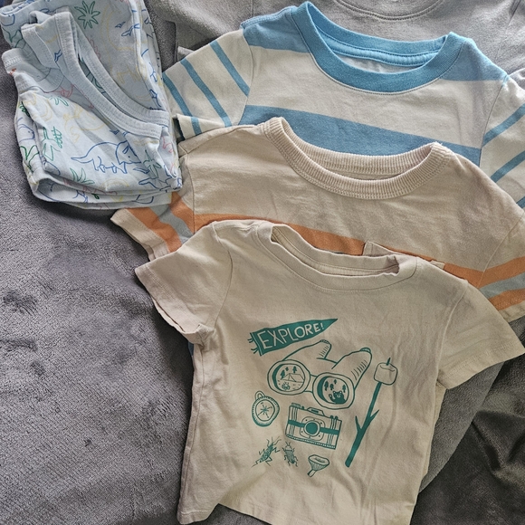 Cat & Jack Other - Kids' T-Shirts with Stripes and Explore Print